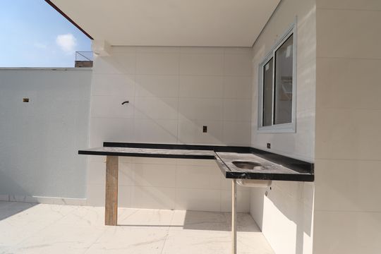 Espaço Gourmet de casa de condomínio à venda com 2 quartos, 117m² em Vila Metalúrgica, Santo André