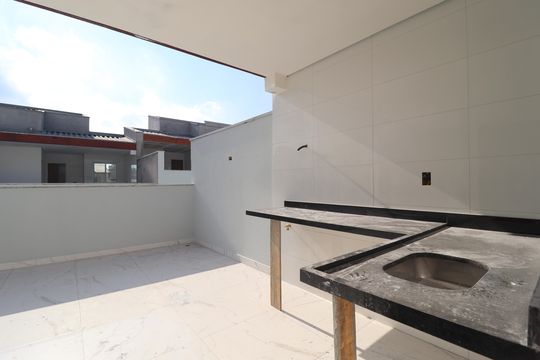 Espaço Gourmet de casa de condomínio à venda com 2 quartos, 117m² em Vila Metalúrgica, Santo André