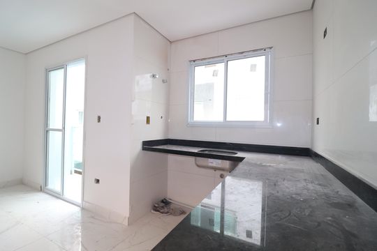 Cozinha de casa de condomínio à venda com 2 quartos, 117m² em Vila Metalúrgica, Santo André