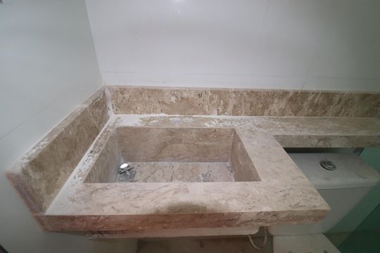 Banheiro da Suíte 2 de casa de condomínio à venda com 2 quartos, 117m² em Vila Metalúrgica, Santo André
