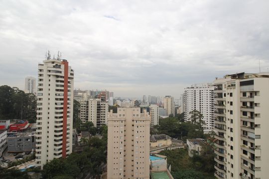 Vista Varanda Sala de apartamento à venda com 2 quartos, 58m² em Vila Andrade, São Paulo