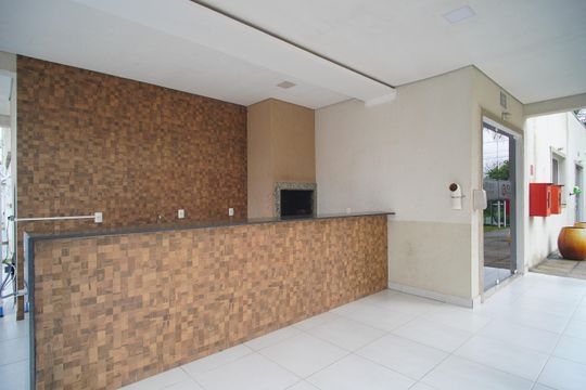 Área comum - Churrasqueira de apartamento à venda com 2 quartos, 50m² em Feitoria, São Leopoldo