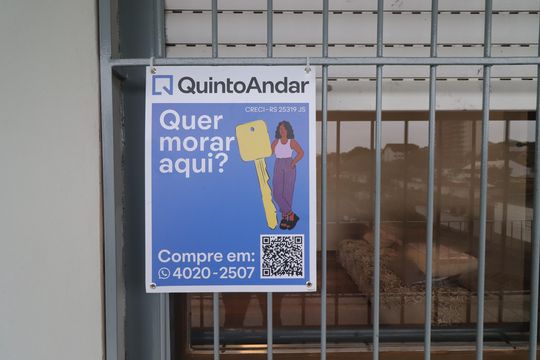 placa de apartamento à venda com 2 quartos, 70m² em Vila Nova, Novo Hamburgo