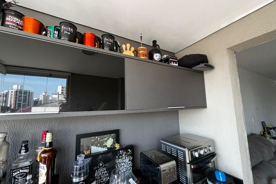 Varanda de apartamento à venda com 3 quartos, 69m² em Vila Clementino, São Paulo
