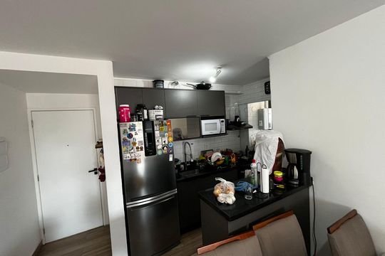 Cozinha de apartamento à venda com 3 quartos, 69m² em Vila Clementino, São Paulo