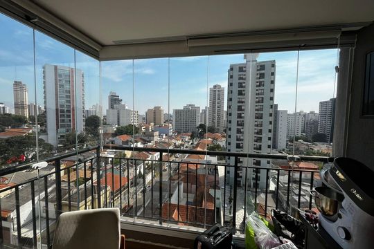 Varanda de apartamento à venda com 3 quartos, 69m² em Vila Clementino, São Paulo