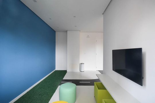 Área comum de apartamento para alugar com 2 quartos, 41m² em Paraíso do Morumbi, São Paulo