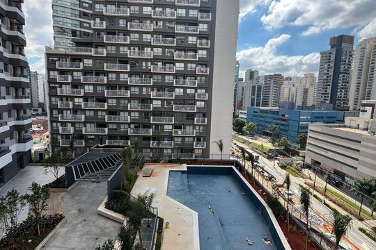 Vista de apartamento à venda com 1 quarto, 24m² em Vila Nova Conceição, São Paulo