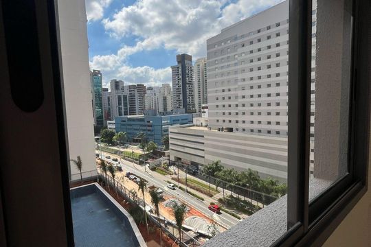 Vista de apartamento à venda com 1 quarto, 24m² em Vila Nova Conceição, São Paulo