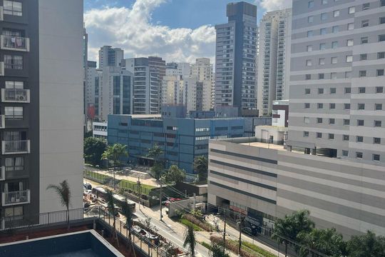 Vista de apartamento à venda com 1 quarto, 24m² em Vila Nova Conceição, São Paulo