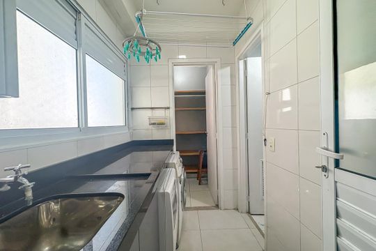 Área de Serviço de apartamento para alugar com 3 quartos, 107m² em Vila Lusitania, São Bernardo do Campo