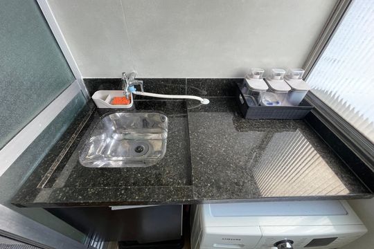 Área de Serviço de apartamento à venda com 3 quartos, 60m² em Vila Lageado, São Paulo