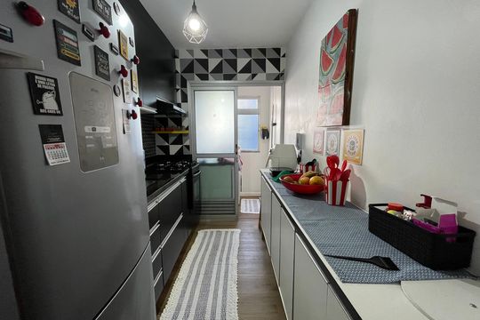 Cozinha de apartamento à venda com 3 quartos, 60m² em Vila Lageado, São Paulo
