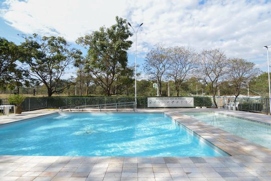 Área comum - Piscina de apartamento para alugar com 2 quartos, 47m² em Jardim Florestan Fernandes, Ribeirão Preto