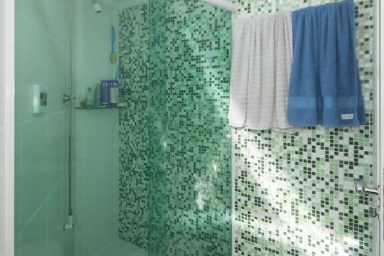 Banheiro da Suíte 1 de apartamento à venda com 2 quartos, 86m² em Brooklin, São Paulo
