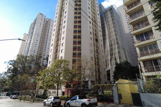 Fachada de apartamento à venda com 2 quartos, 86m² em Brooklin, São Paulo