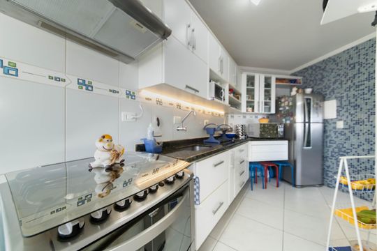Cozinha de apartamento à venda com 2 quartos, 86m² em Brooklin, São Paulo