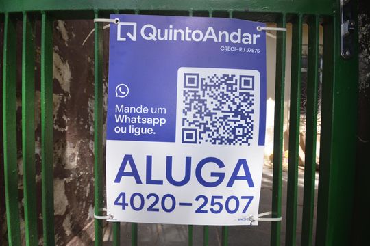 Placa Instalada de casa para alugar com 2 quartos, 80m² em Osvaldo Cruz, Rio de Janeiro