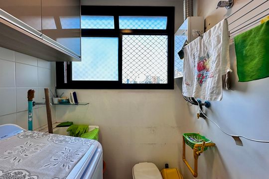 Área de Serviço de apartamento à venda com 2 quartos, 45m² em Chácara Santo Antônio (zona Sul), São Paulo