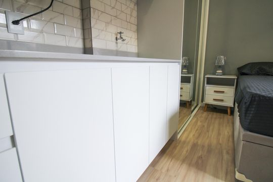 Cozinha de kitnet/studio para alugar com 0 quarto, 29m² em Mooca, São Paulo