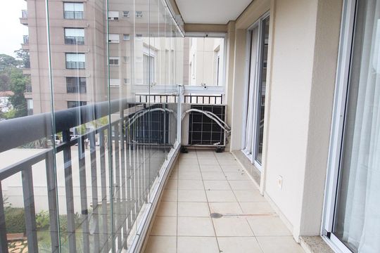 Varanda da Sala de apartamento à venda com 3 quartos, 170m² em Morumbi, São Paulo
