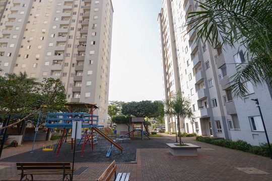 Área comum - Playground de apartamento para alugar com 2 quartos, 49m² em Campos Elísios, Ribeirão Preto