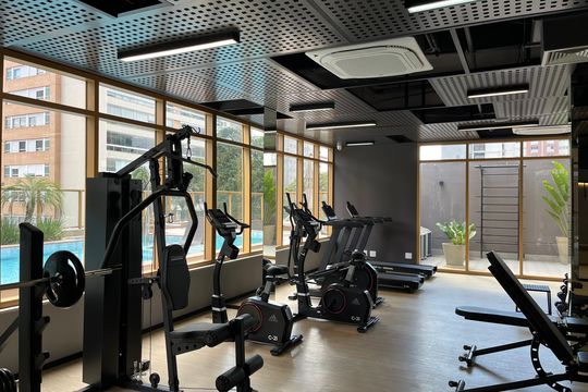 Área comum - Academia de apartamento à venda com 1 quarto, 29m² em Barra Funda, São Paulo