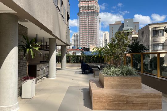 Área comum - Piscina de apartamento à venda com 1 quarto, 29m² em Barra Funda, São Paulo