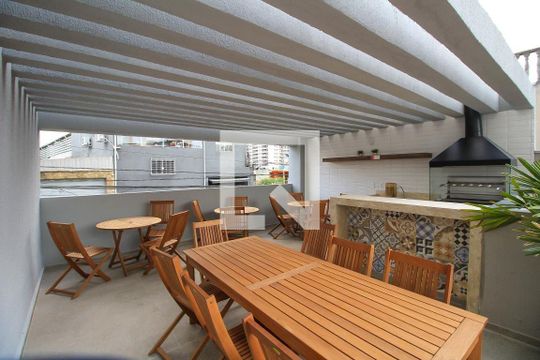 Churrasqueira de kitnet/studio para alugar com 1 quarto, 27m² em Vila Santa Clara, São Paulo