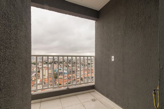 Varanda da Sala de apartamento à venda com 1 quarto, 60m² em Vila Santa Clara, São Paulo