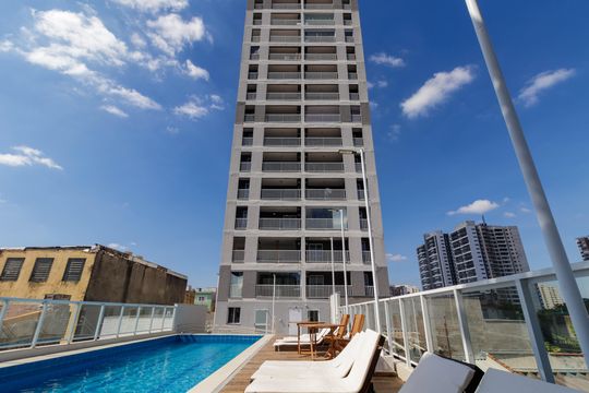 Área comum - Piscina de apartamento à venda com 1 quarto, 60m² em Vila Santa Clara, São Paulo