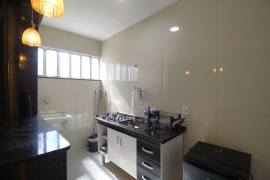 Cozinha de apartamento à venda com 2 quartos, 52m² em Pechincha, Rio de Janeiro