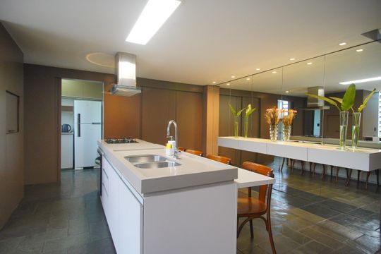 Área comum - Salão de festas de apartamento à venda com 3 quartos, 280m² em Centro, Novo Hamburgo