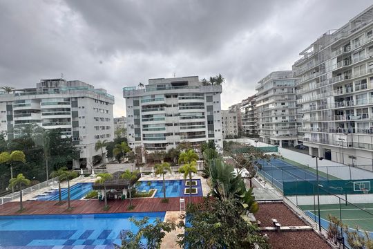 Varanda - Vista de apartamento para alugar com 3 quartos, 143m² em Recreio dos Bandeirantes, Rio de Janeiro