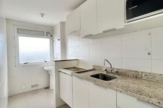 Cozinha de apartamento à venda com 2 quartos, 67m² em Centro, Novo Hamburgo