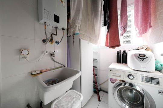Área de Serviço de apartamento à venda com 2 quartos, 63m² em Vila Guilhermina, São Paulo