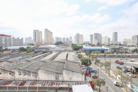 Vista da Sala de apartamento para alugar com 1 quarto, 35m² em Vila Leopoldina, São Paulo