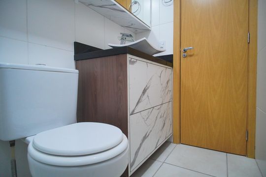 Banheiro Social de apartamento para alugar com 2 quartos, 59m² em Liberdade, Novo Hamburgo