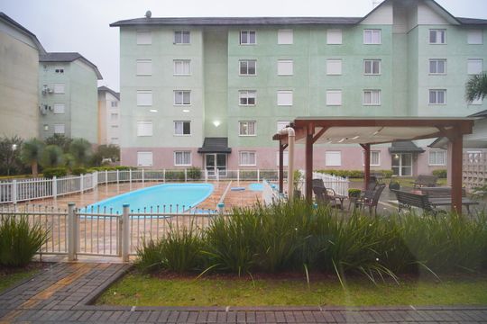 Vista da Sala de apartamento para alugar com 2 quartos, 59m² em Liberdade, Novo Hamburgo