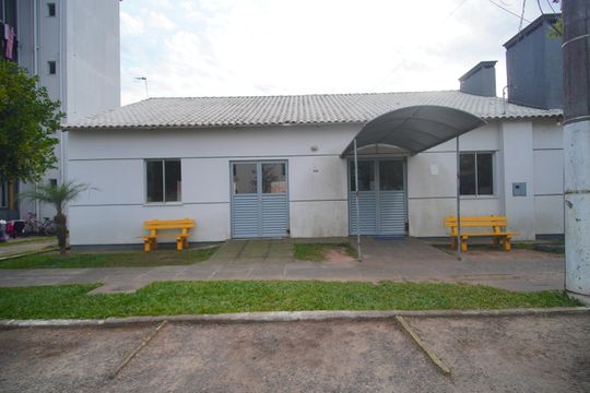 Área comum - Salão de festas de apartamento à venda com 2 quartos, 50m² em Canudos, Novo Hamburgo