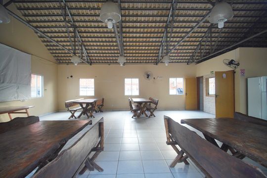 Área comum - Salão de festas de apartamento à venda com 2 quartos, 50m² em Canudos, Novo Hamburgo