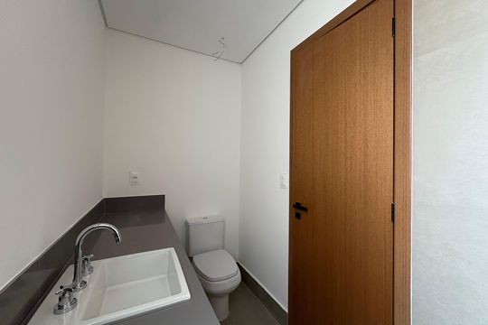 Banheiro de apartamento à venda com 2 quartos, 88m² em Jardim, Santo André