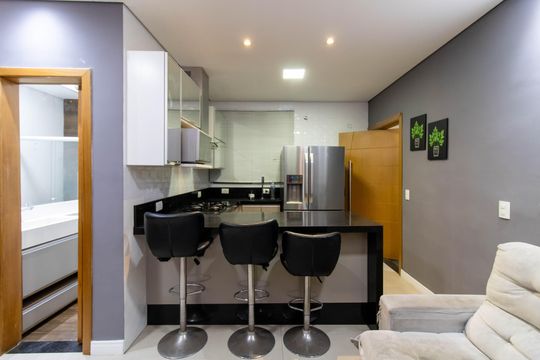 Cozinha de casa para alugar com 2 quartos, 100m² em Vila Augusta, Guarulhos