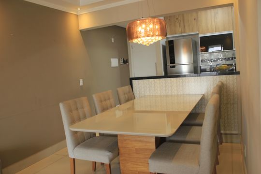 Sala de Jantar de apartamento à venda com 3 quartos, 75m² em Vila Augusta, Guarulhos