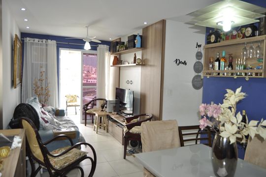 Sala de apartamento à venda com 3 quartos, 68m² em Engenho de Dentro, Rio de Janeiro
