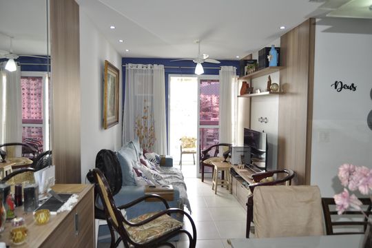 Sala de apartamento à venda com 3 quartos, 68m² em Engenho de Dentro, Rio de Janeiro