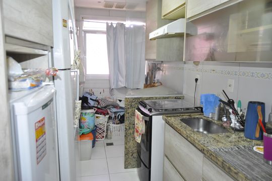 Cozinha de apartamento à venda com 3 quartos, 68m² em Engenho de Dentro, Rio de Janeiro