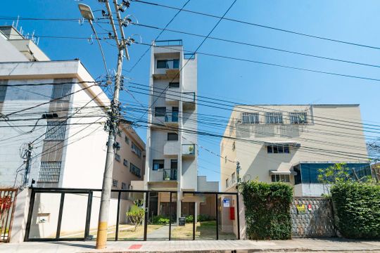 Fachada de apartamento à venda com 2 quartos, 73m² em Alto Barroca, Belo Horizonte