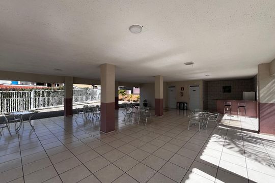 Área comum - Salão de festas de apartamento para alugar com 2 quartos, 44m² em Nossa Senhora da Conceição, Contagem