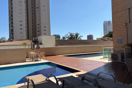 Área comum - Piscina de apartamento para alugar com 3 quartos, 126m² em Nova Aliança, Ribeirão Preto